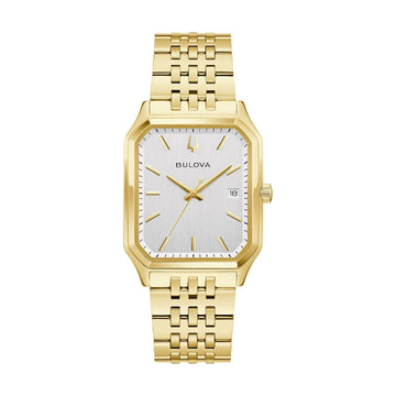 Orologio solo tempo Bulova con bracciale in acciaio dorato MISURA UNICA