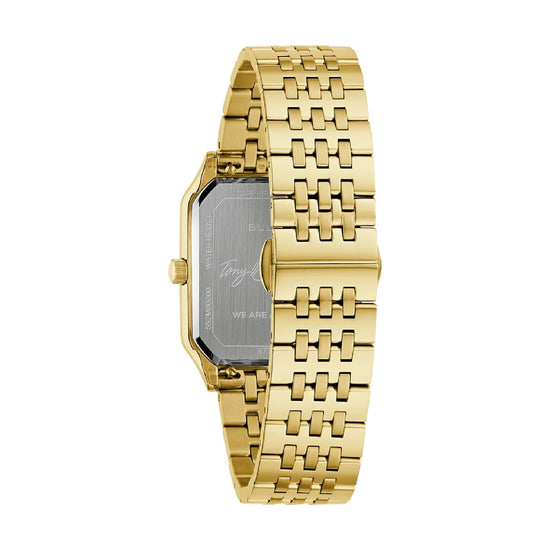 Orologio solo tempo Bulova con bracciale in acciaio dorato MISURA UNICA