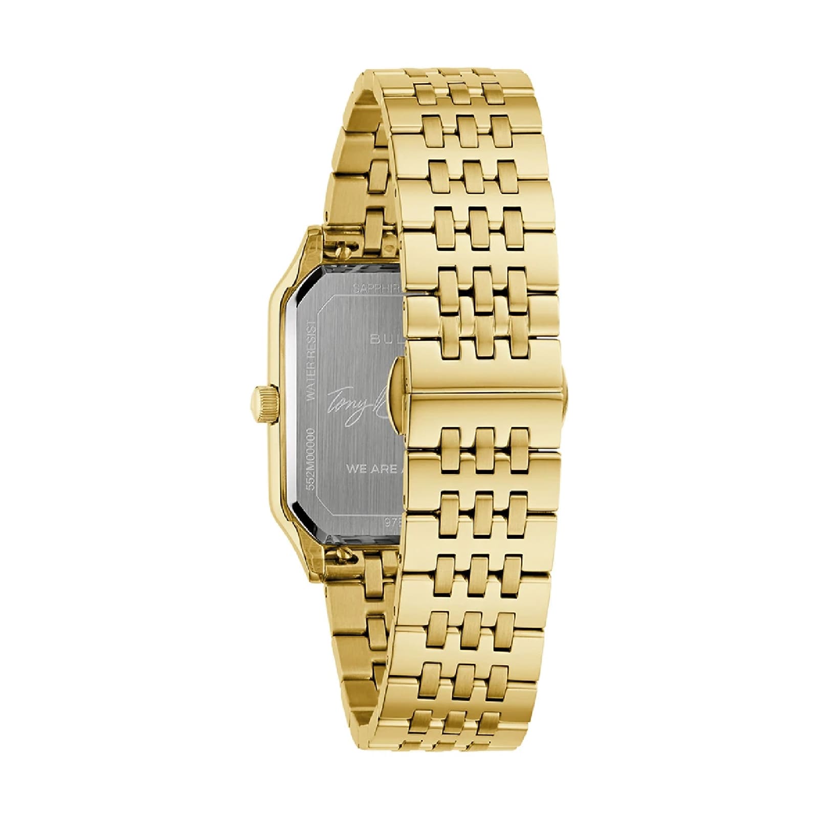 Orologio solo tempo Bulova con bracciale in acciaio dorato MISURA UNICA