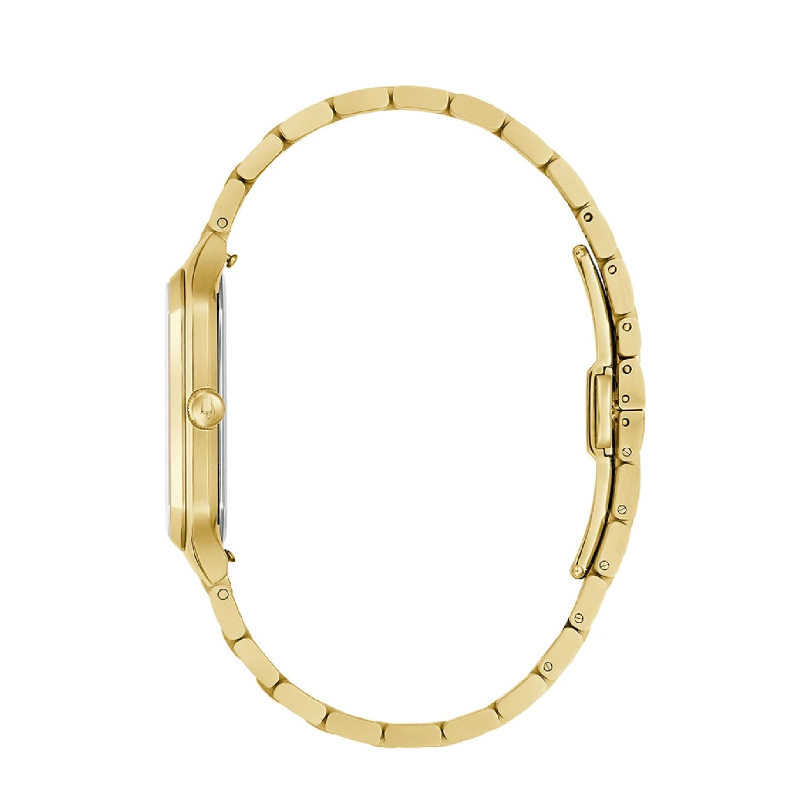 Orologio solo tempo Bulova con bracciale in acciaio dorato MISURA UNICA