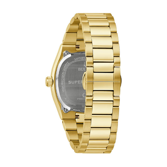 Orologio Bulova Super Seville acciaio dorato quadrante verde MISURA UNICA
