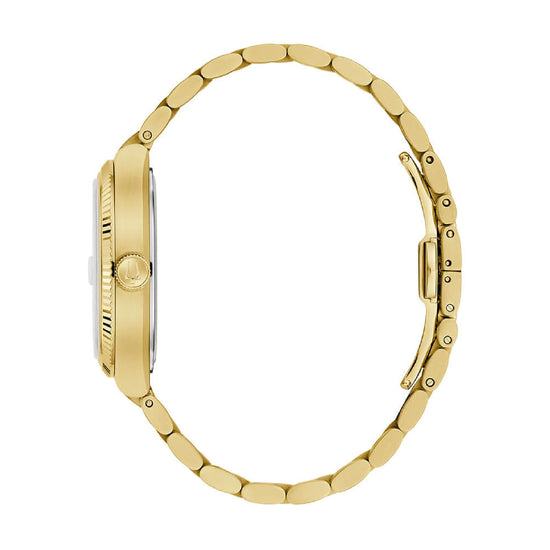 Orologio Bulova Super Seville acciaio dorato quadrante verde MISURA UNICA