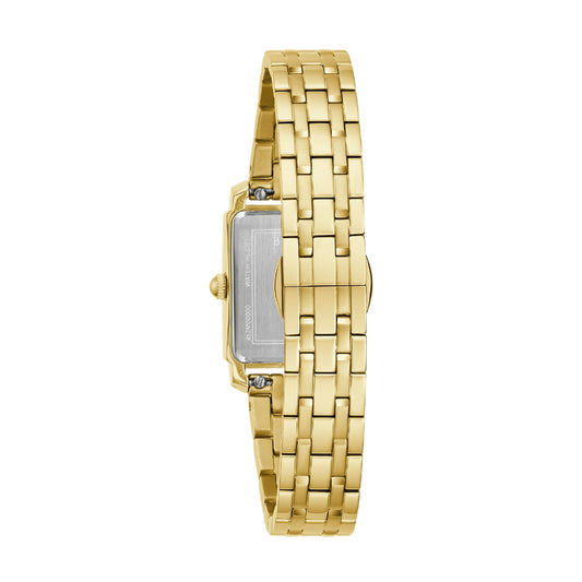 Orologio solo tempo Bulova Sutton in acciaio oro e madreperla MISURA UNICA