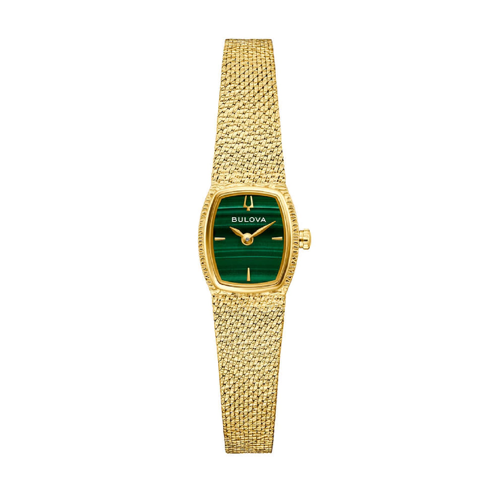 Orologio Bulova Goddess of Time acciaio d’oro quadrante verde MISURA UNICA