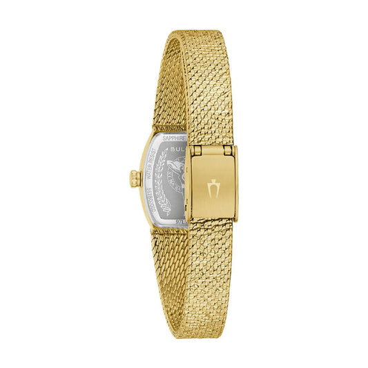 Orologio Bulova Goddess of Time acciaio d’oro quadrante verde MISURA UNICA