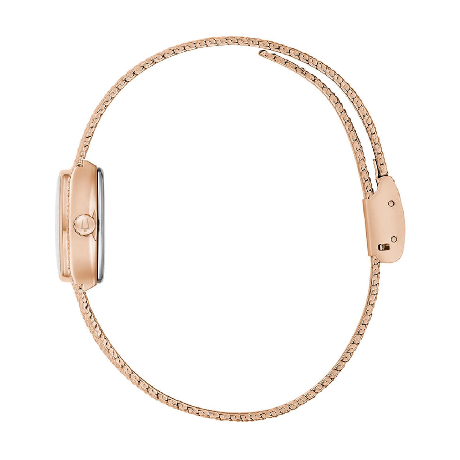 Orologio Bulova Goddess of Time acciaio rosé colore marrone MISURA UNICA