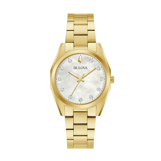 Orologio solo tempo Bulova Surveyor Lady in acciaio dorato MISURA UNICA
