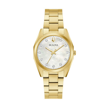 Orologio solo tempo Bulova Surveyor Lady in acciaio dorato MISURA UNICA