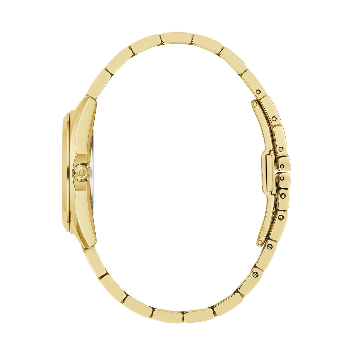 Orologio solo tempo Bulova Surveyor Lady in acciaio dorato MISURA UNICA