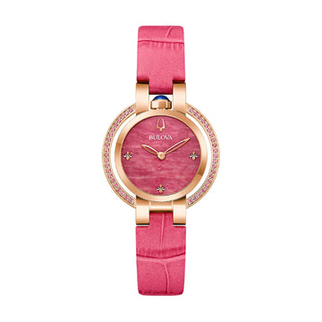 Orologio da donna Bulova Rubaiyat Four Seasons colore rosa MISURA UNICA