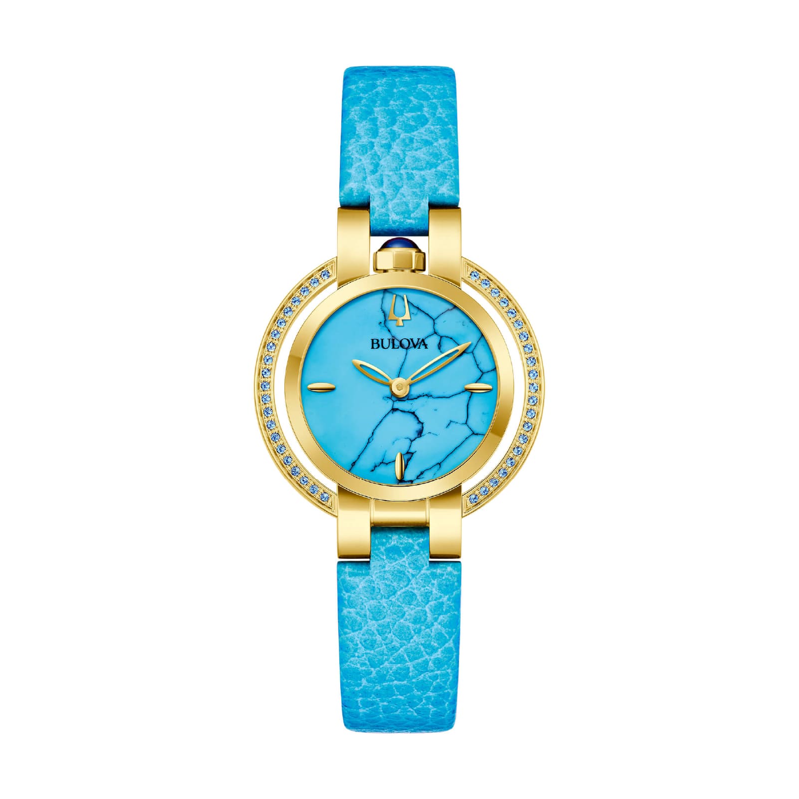 Orologio donna Bulova Rubaiyat Four Seasons colore turchese MISURA UNICA