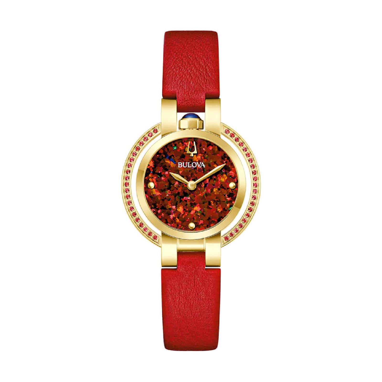 Orologio da donna Bulova Rubaiyat Four Seasons colore rosso MISURA UNICA