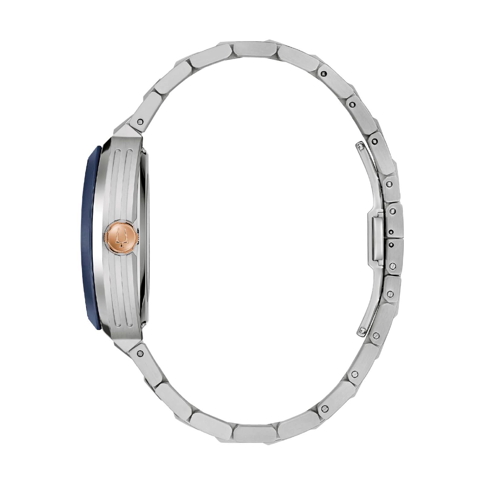 Orologio solotempo Bulova Maquina in acciaio quadrante blu MISURA UNICA