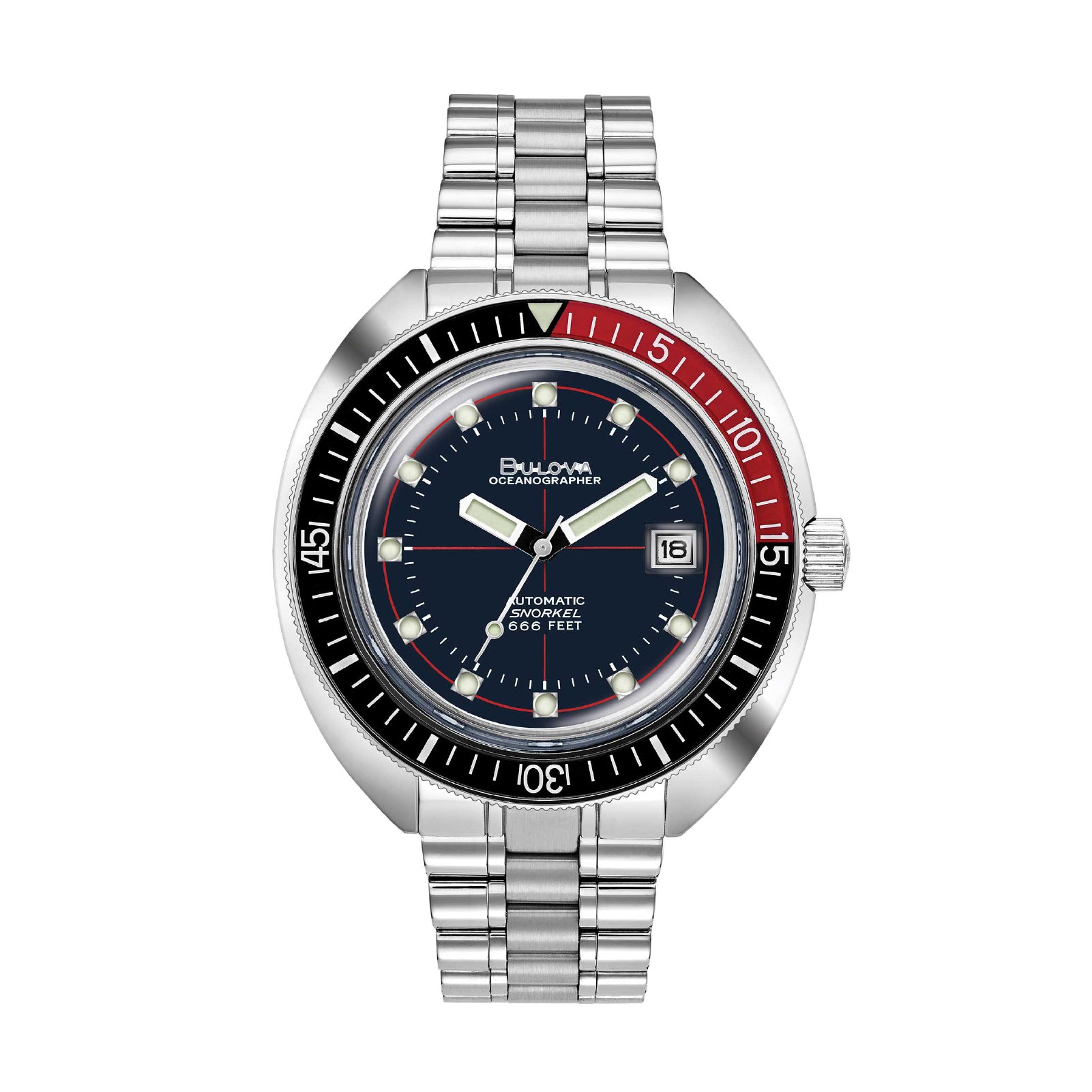 Orologio Bulova Maquina in acciaio nero quadrante scheletrato