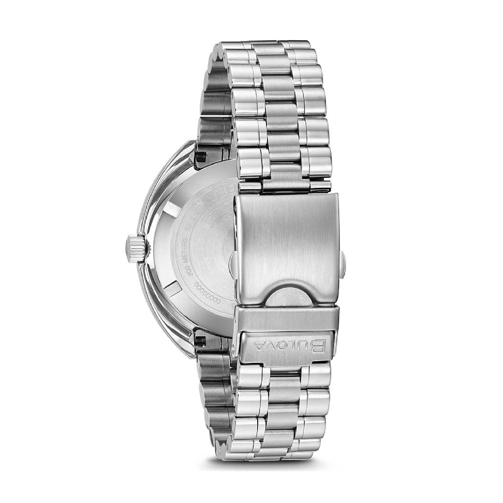 Orologio Bulova Maquina in acciaio nero quadrante scheletrato