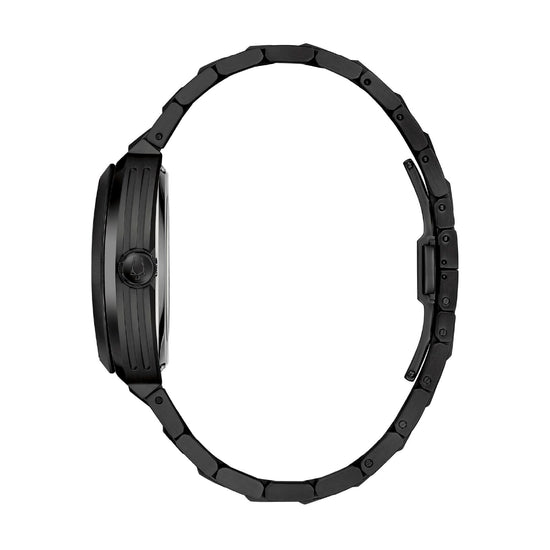 Orologio Bulova Maquina in acciaio nero quadrante scheletrato