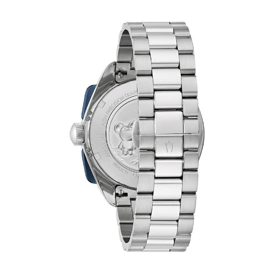 Orologio cronografo Bulova Lunar Pilot in acciaio colore blu MISURA UNICA
