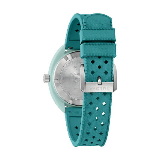 Orologio solo tempo uomo Bulova Snorkel in verde e marrone MISURA UNICA
