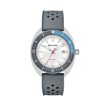 Orologio solo tempo da uomo Bulova Snorkel in grigio e bianco MISURA UNICA