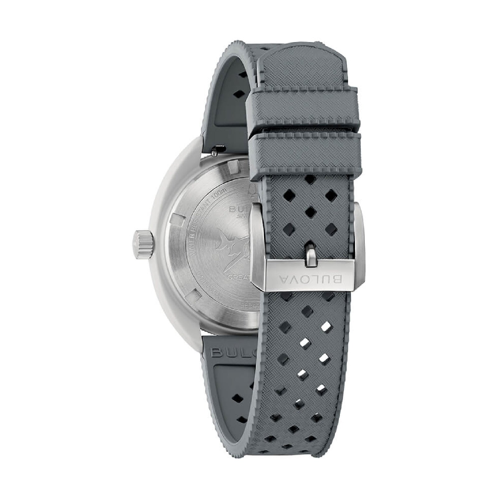 Orologio solo tempo da uomo Bulova Snorkel in grigio e bianco MISURA UNICA