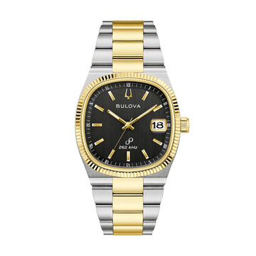 Orologio da uomo Bulova Super Seville in acciaio bicolore oro MISURA UNICA