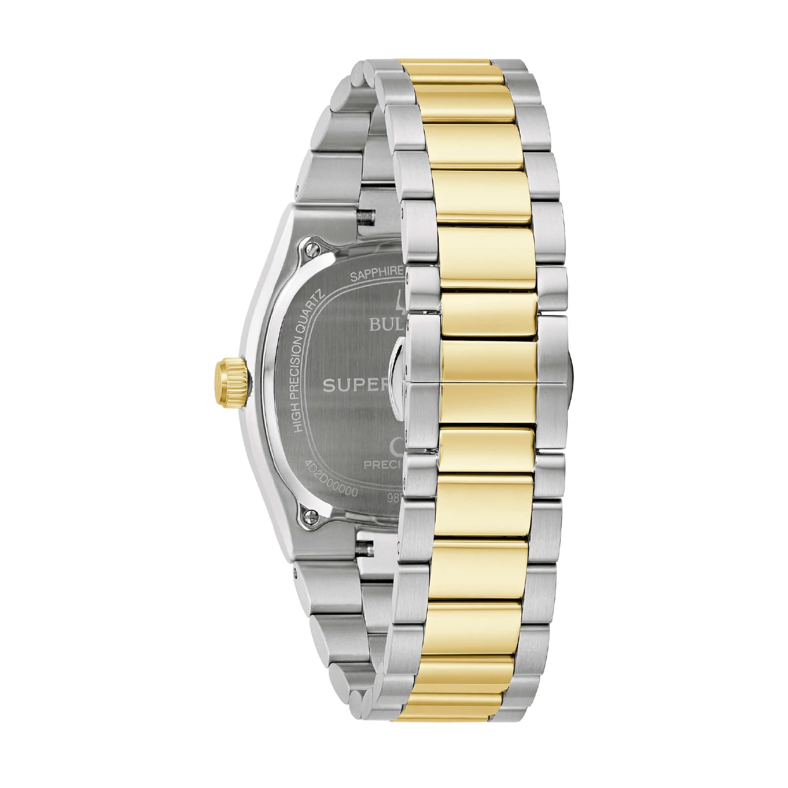 Orologio da uomo Bulova Super Seville in acciaio bicolore oro MISURA UNICA