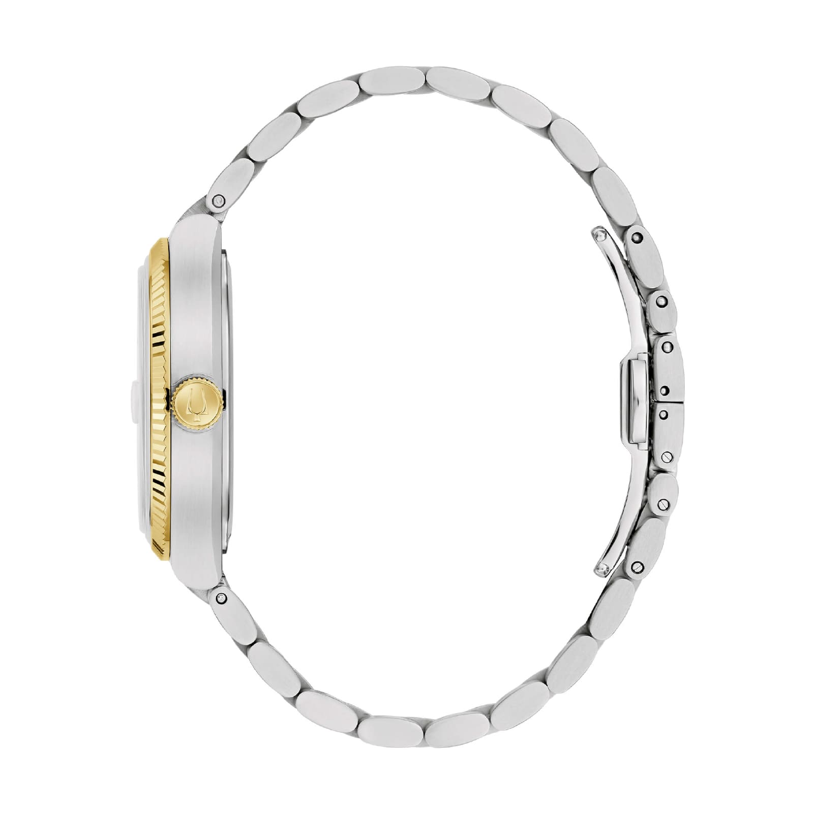 Orologio da uomo Bulova Super Seville in acciaio bicolore oro MISURA UNICA