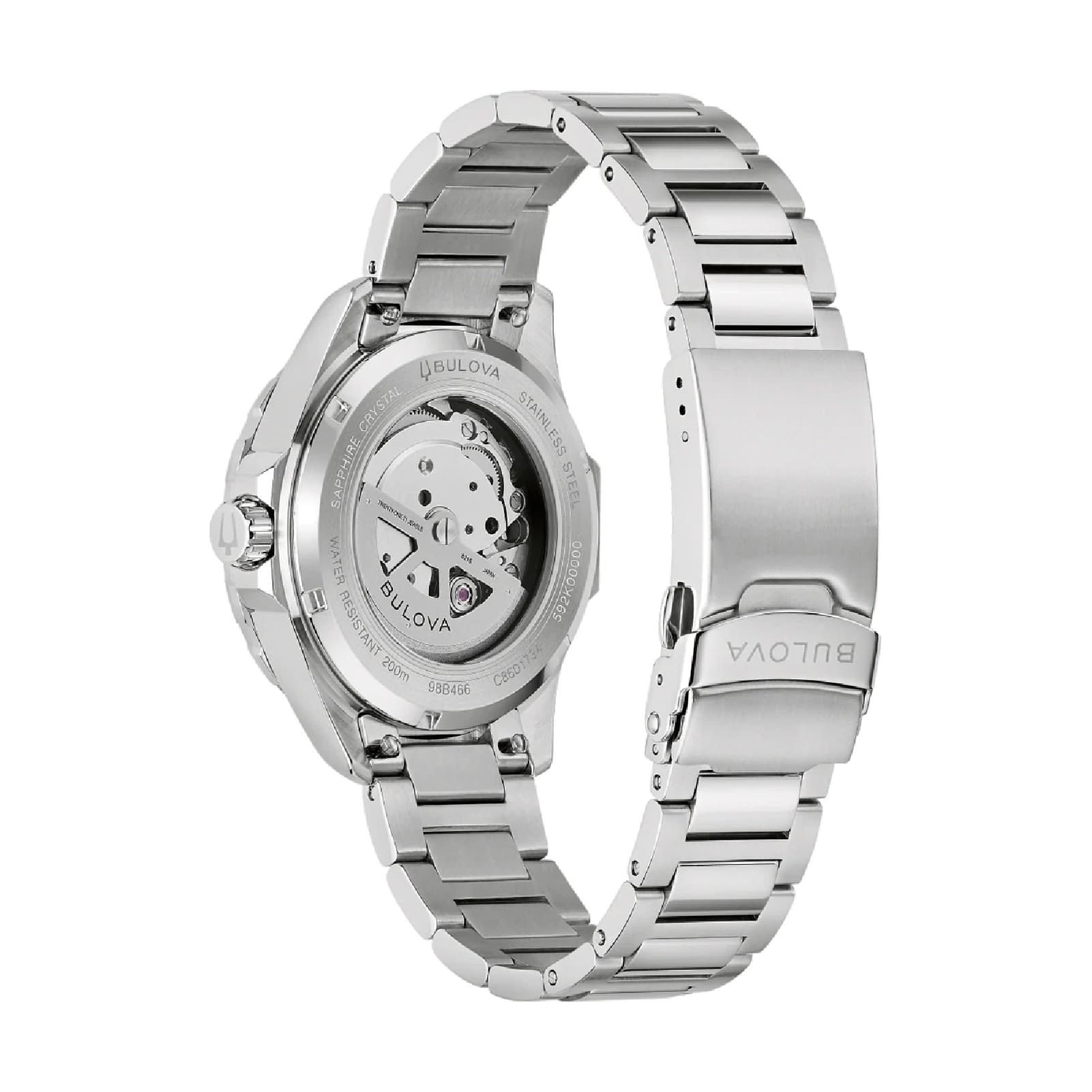 Orologio automatico Bulova Marine Star quadrante nero e blu MISURA UNICA