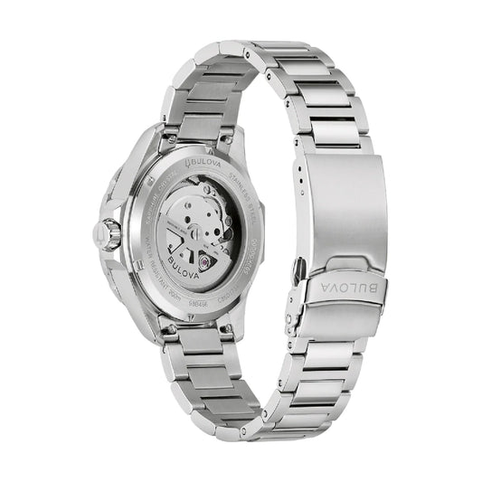 Orologio automatico Bulova Marine Star quadrante nero e blu MISURA UNICA