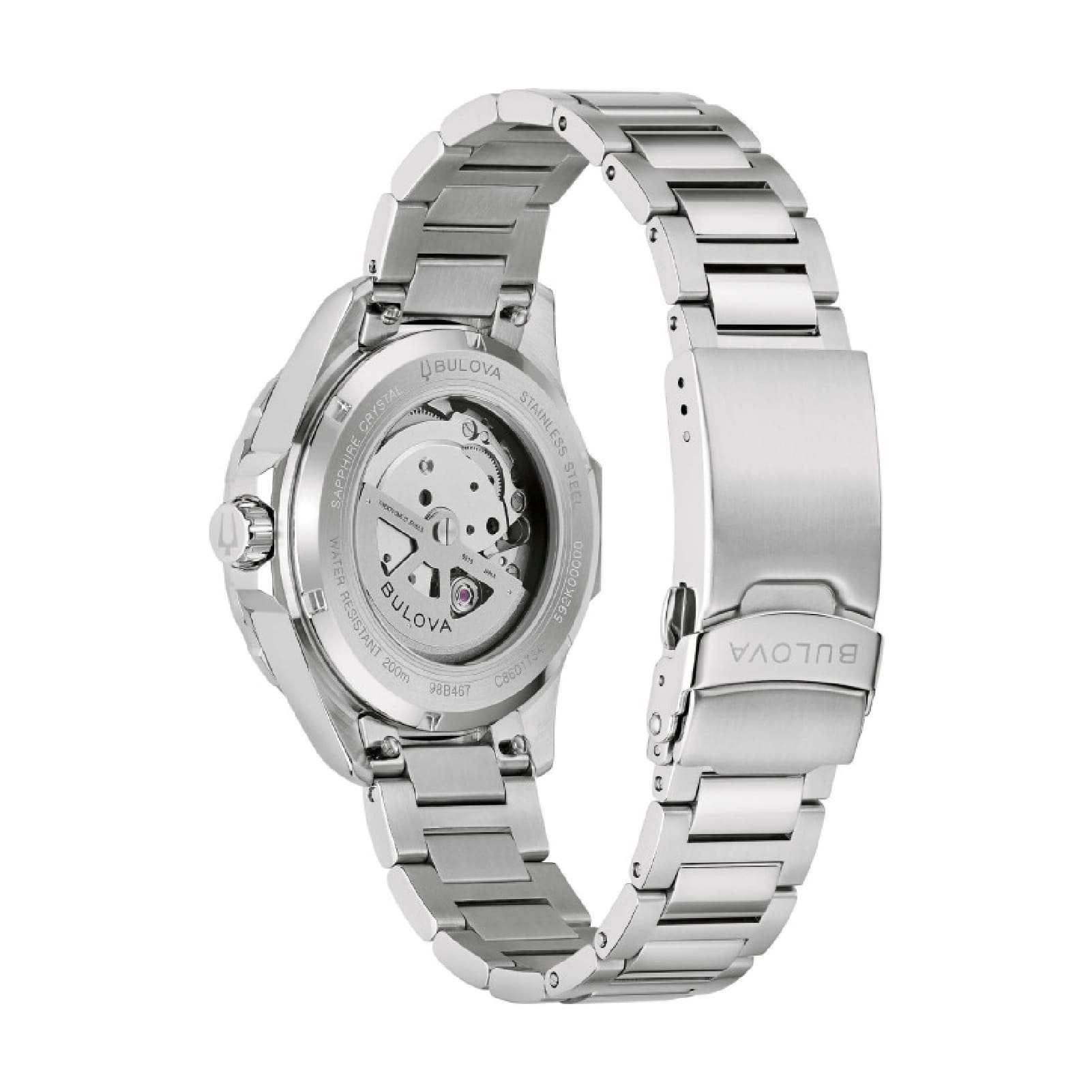 Orologio Bulova Marine Star in acciaio dorato verde e nero 41mm MISURA UNICA
