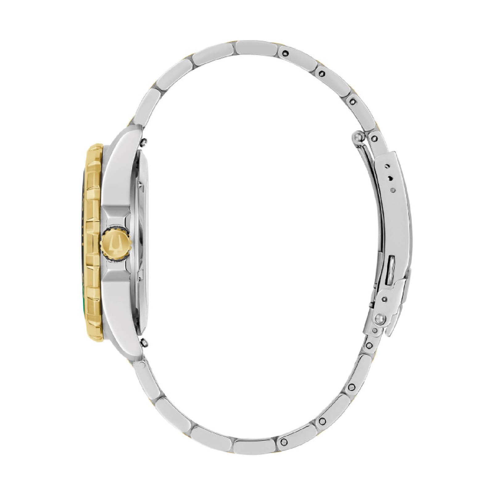 Orologio Bulova Marine Star in acciaio dorato verde e nero 41mm MISURA UNICA
