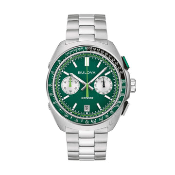 Orologio Bulova Racer in acciaio quadrante bicolore verde nero MISURA UNICA