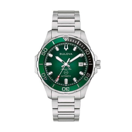 Orologio automatico Bulova Marine Star quadrante verde e nero MISURA UNICA