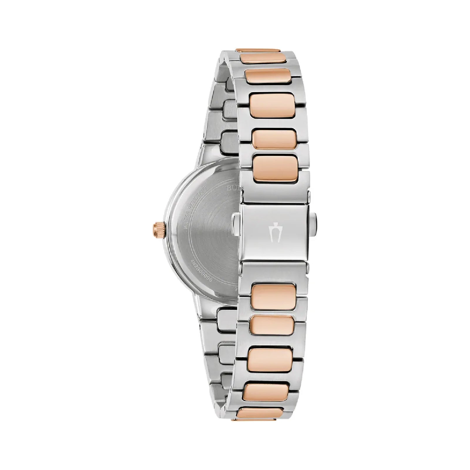 Orologio da donna Bulova in acciaio bicolor oro rosa MISURA UNICA
