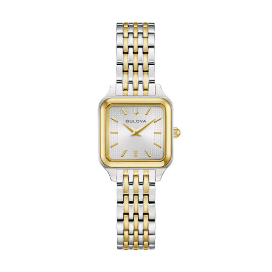 Orologio Bulova Sutton in acciaio quadrante bianco da donna MISURA UNICA