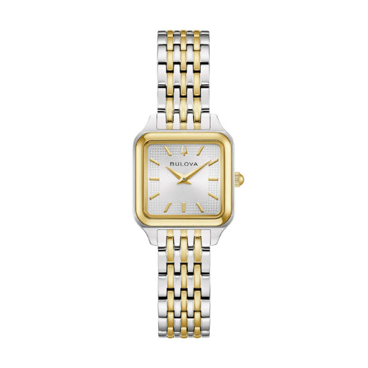 Orologio Bulova Sutton in acciaio quadrante bianco da donna MISURA UNICA