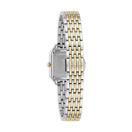 Orologio Bulova Sutton in acciaio quadrante bianco da donna MISURA UNICA
