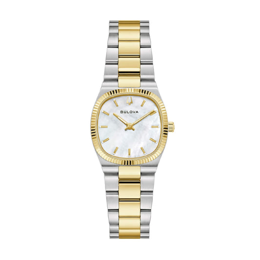Orologio Bulova Super Seville cassa bracciale bicolore da donna MISURA UNICA