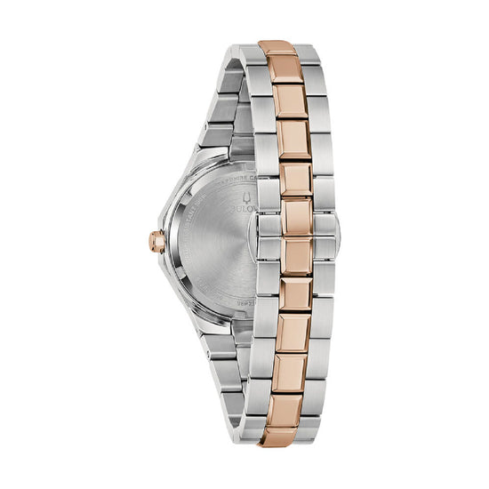 Orologio solo tempo donna Bulova acciaio madreperla diamanti MISURA UNICA