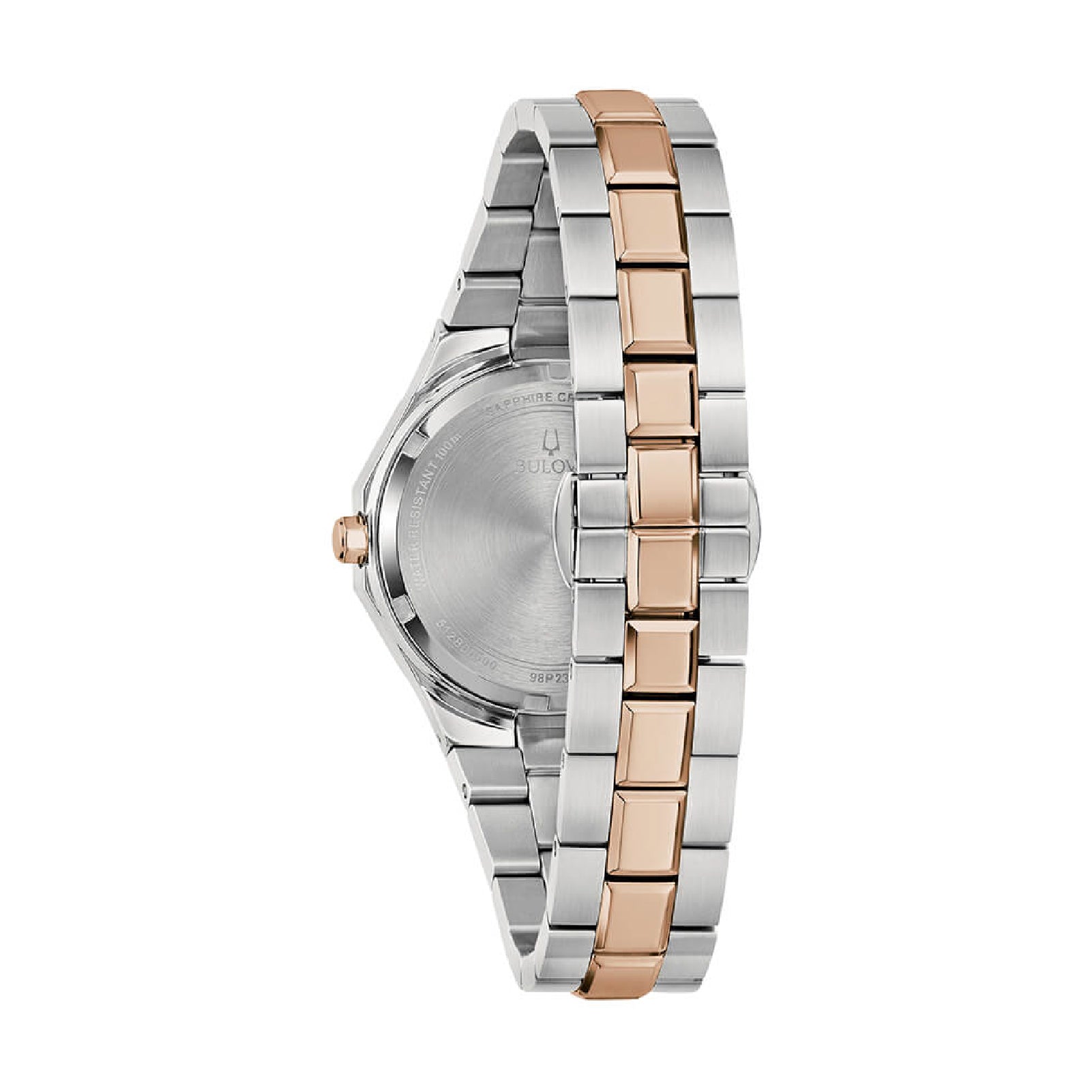 Orologio solo tempo donna Bulova acciaio madreperla diamanti MISURA UNICA