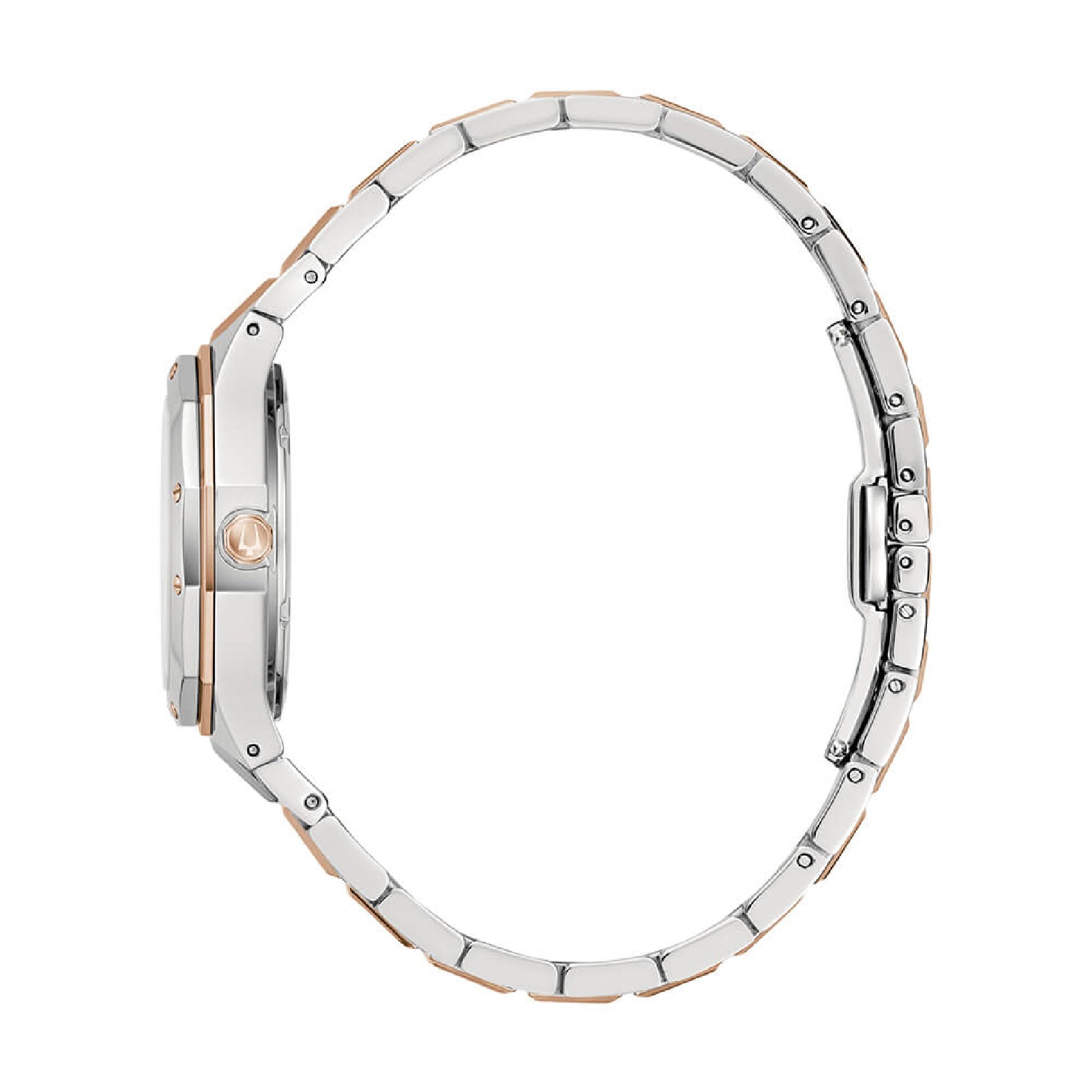 Orologio solo tempo donna Bulova acciaio madreperla diamanti MISURA UNICA