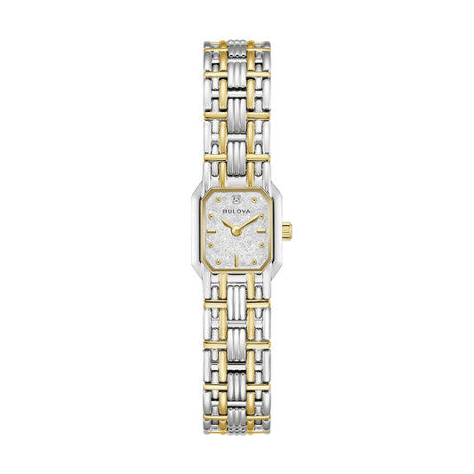 Orologio solo tempo Bulova Sophia in acciaio bicolore e silver MISURA UNICA