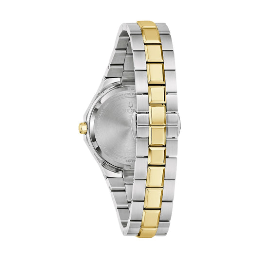 Orologio solo tempo Bulova donna acciaio quadrante madreperla MISURA UNICA