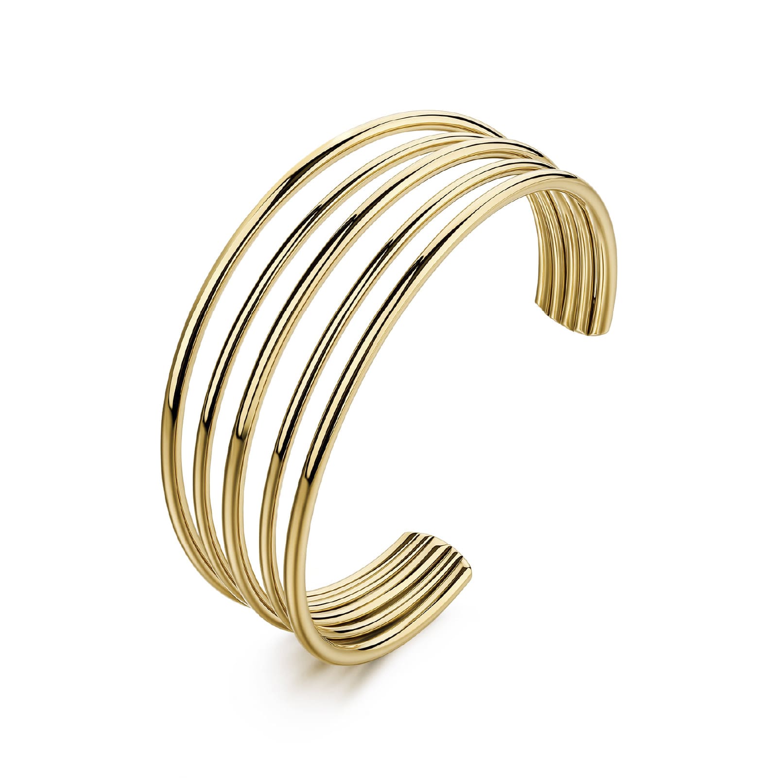 Bracciale rigido Brosway Aura in acciaio 316L pvd oro Rigido