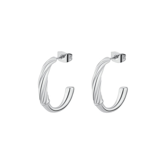 Orecchini a cerchio da donna Brosway Amy con design doppio MISURA UNICA