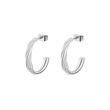 Orecchini a cerchio da donna Brosway Amy con design doppio MISURA UNICA