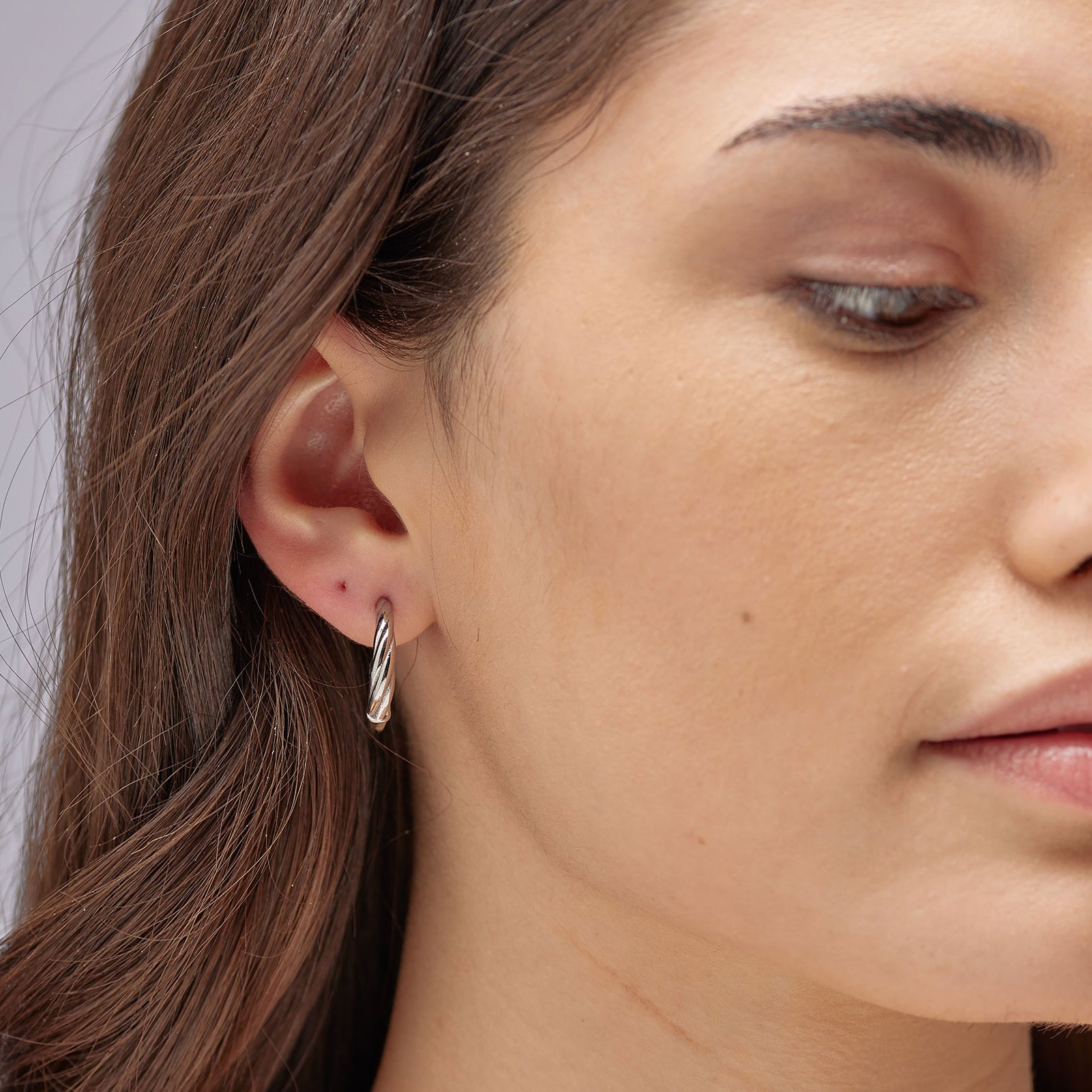 Orecchini a cerchio da donna Brosway Amy con design doppio MISURA UNICA