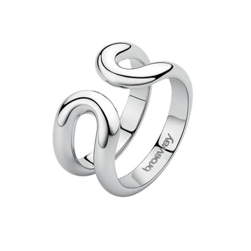 Anello aperto Brosway Emphasis in acciaio ovale da donna 14