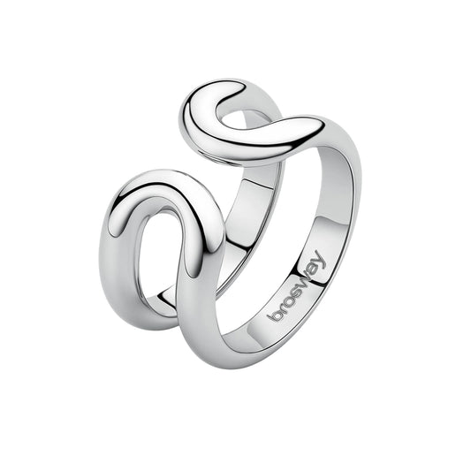 Anello aperto Brosway Emphasis in acciaio ovale da donna 14