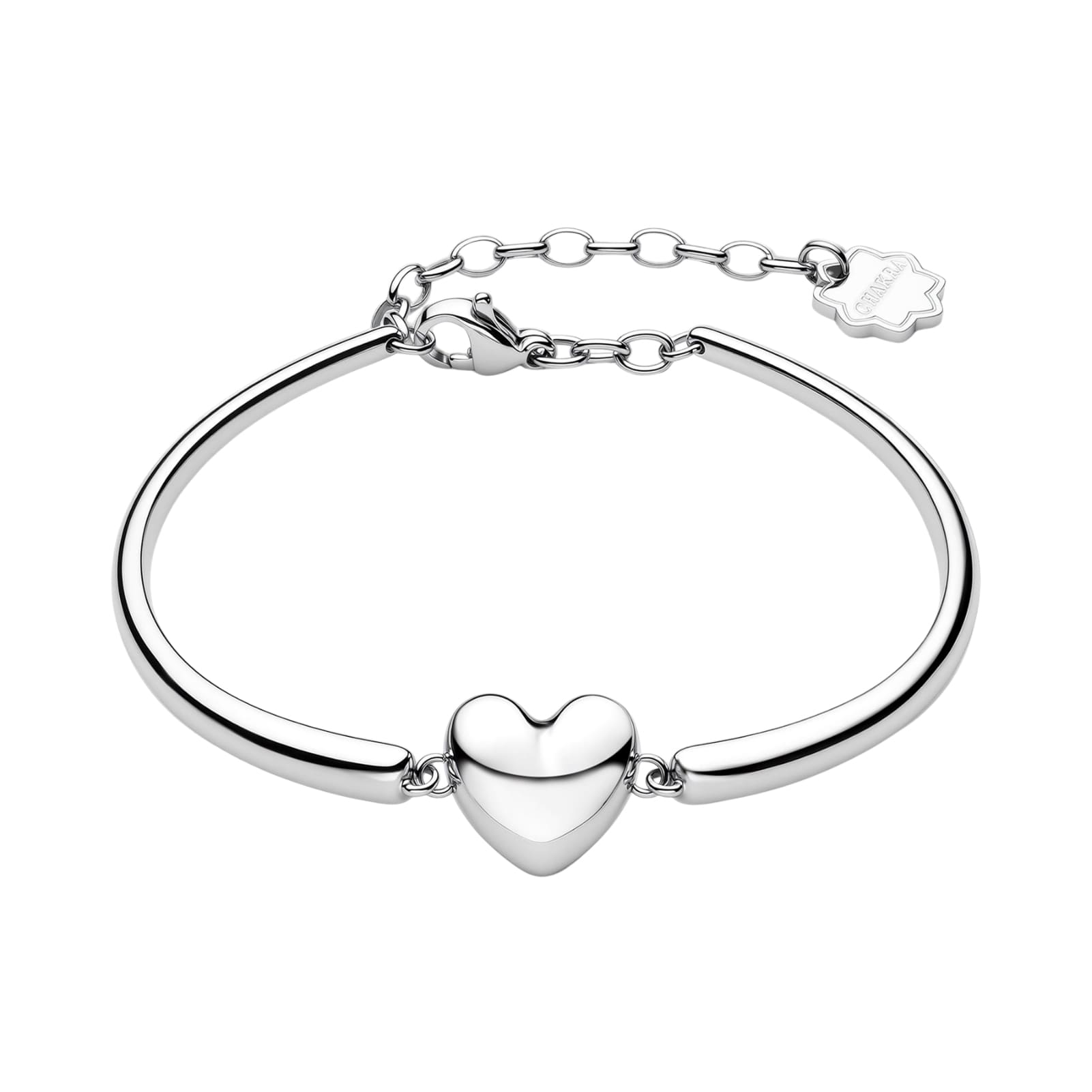 Bracciale semirigido Brosway Chakra in acciaio con cuore